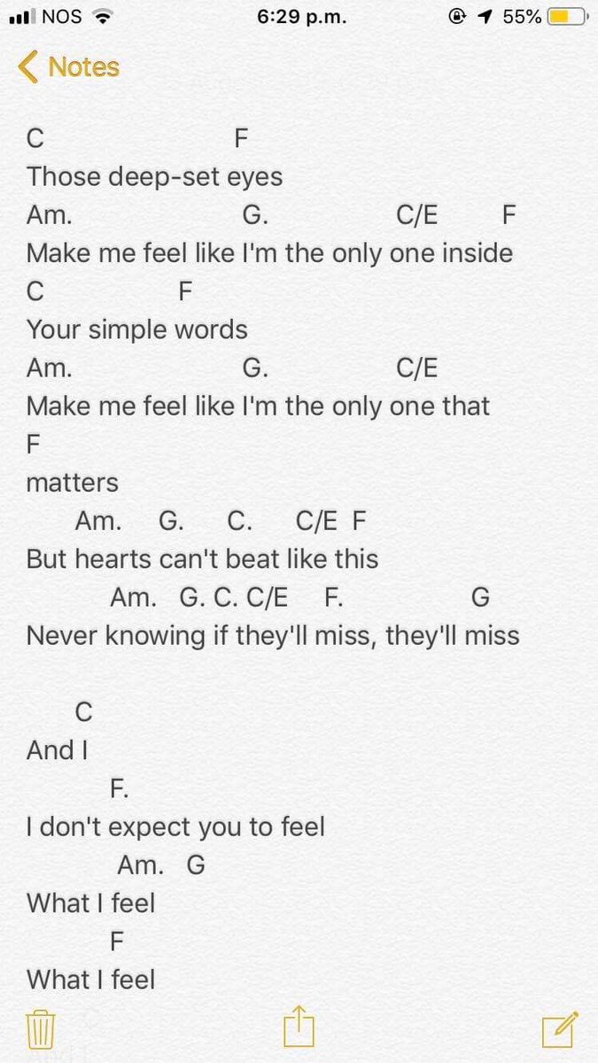 dakotabandirl's tweet photo. @balionis Hey Aléxia! So glad you like the song💜 These are the chords if you wanna give it a go! X https://t.co/hNo4mFk91m