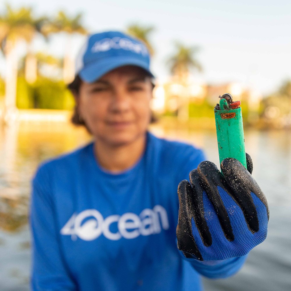 4ocean's tweet photo. Did you know because lighters are composed of several different metals and plastics, they aren't recyclable? They often end up in landfills or the ocean. https://t.co/Z7LrBJoaLH