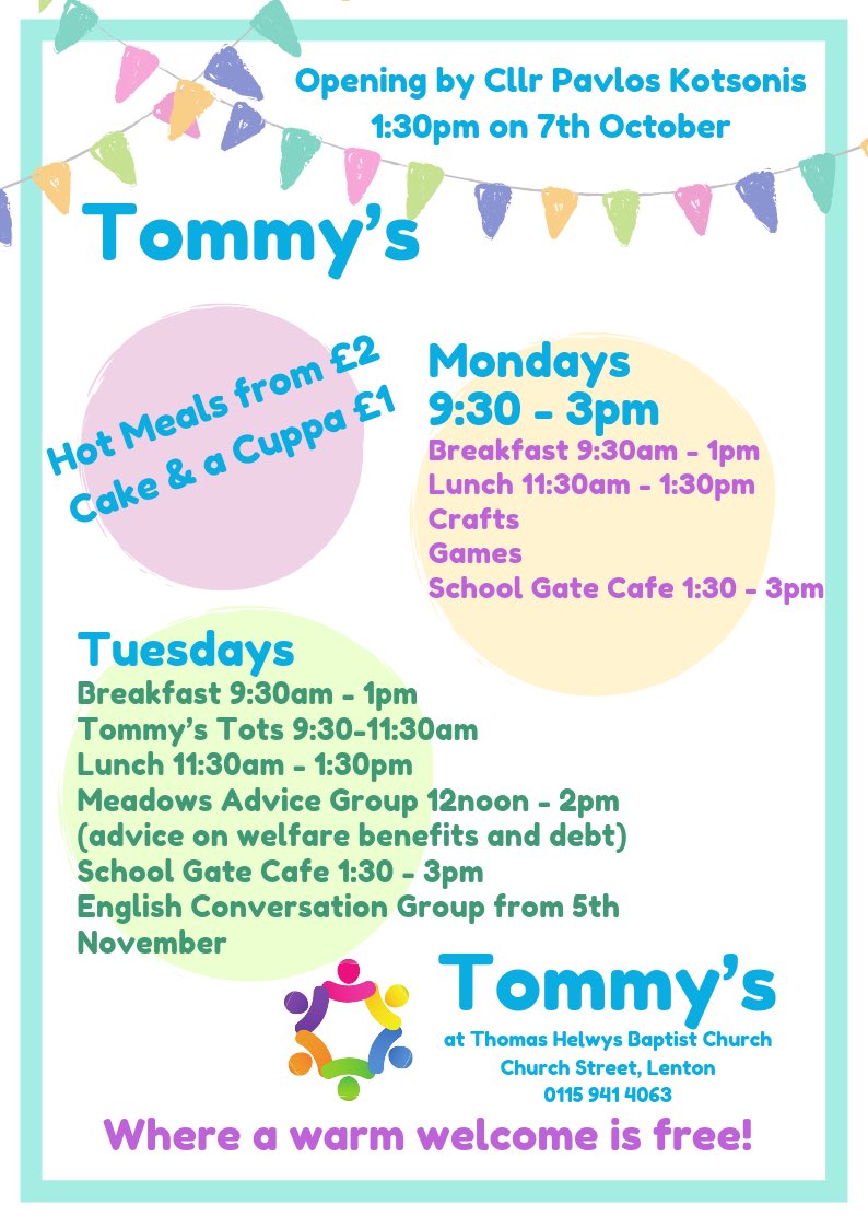 There’s always lots going on at Tommy’s on a Monday and Tuesday. Join us 😊