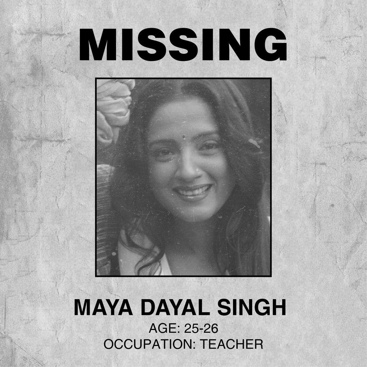 HinglishTimes's tweet photo. Maya belongs to the Singh family from Allahabad and has gone missing.
Please share this as her family is very concerned. https://t.co/doTi3w0J4g