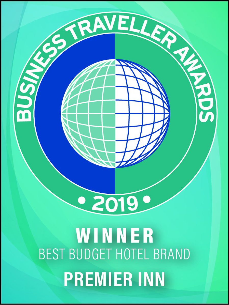 For the eighth year running, we’re thrilled to announce we’ve won Best Budget Hotel Brand at the Business Traveller Awards 2019! We’re super proud of all our hardworking teams and would like to say thanks to all our Premier Inn guests, too ✨🌛
