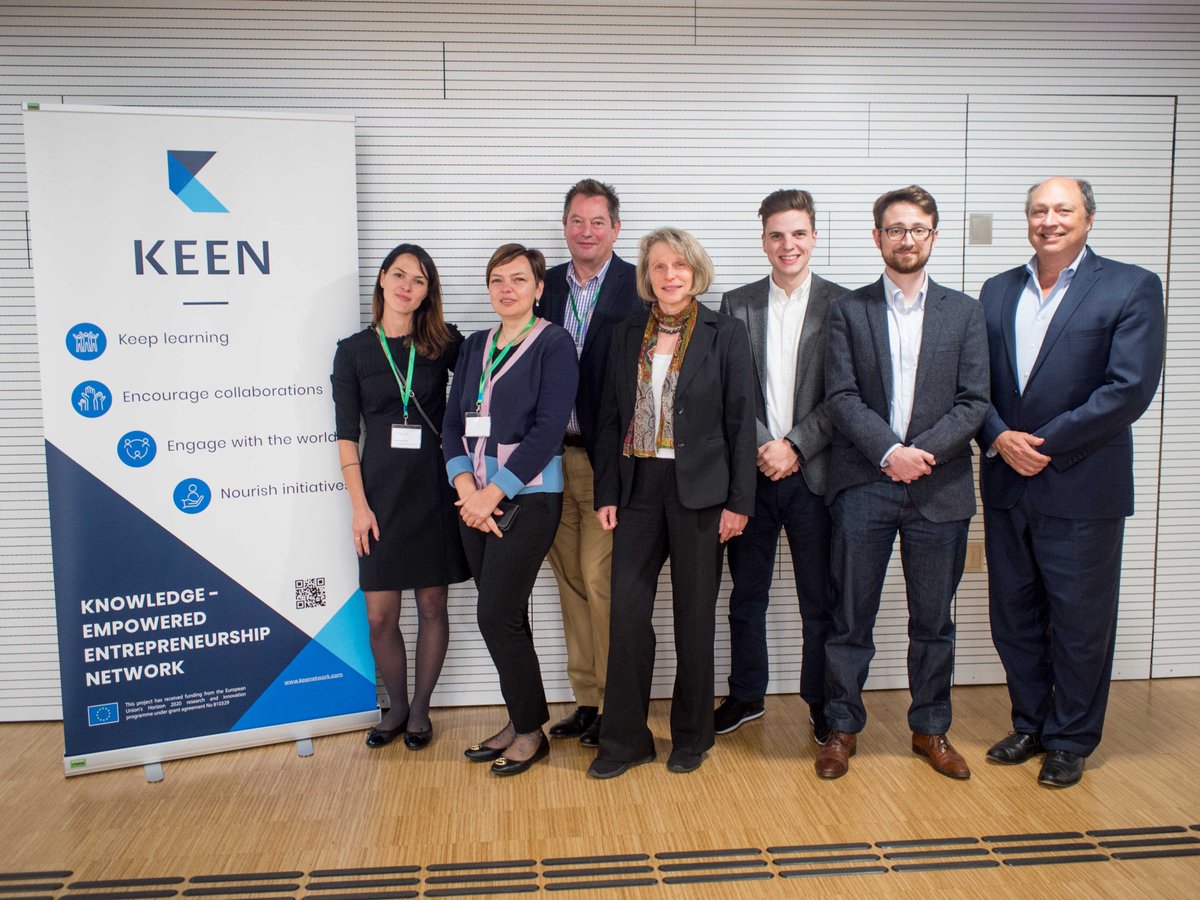 ProjectKeen's tweet photo. KEEN consortium has successfully held panel session "Dynamics of knowledge empowered entrepreneurship ecosystem. New research avenues driven by digital transformation".  
Please read more on our success in G-Forum, 2019 conference, Vienna here: https://t.co/7SsNRbdtPB https://t.co/jW5Iulfwgt