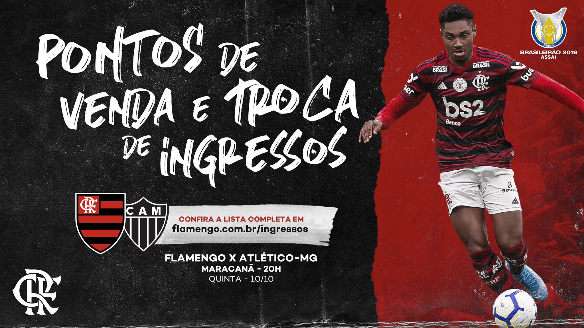 Venda de Ingressos: Flamengo x Atlético-MG - Fim de Jogo