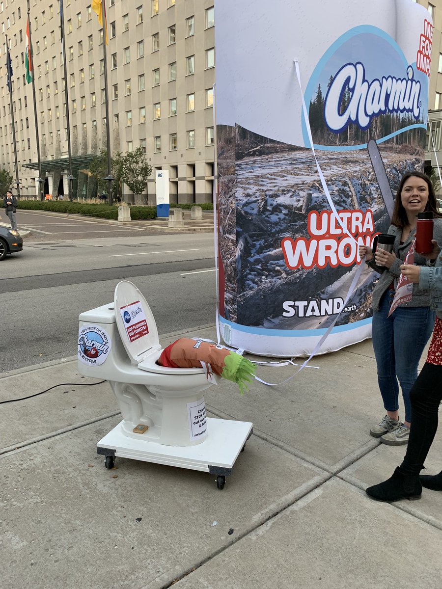 ruthinajosefina's tweet photo. Charmin: Stop flushing our forests &amp; our future! P&amp;G HQ @standearth @NRDC https://t.co/56HfMTjFka