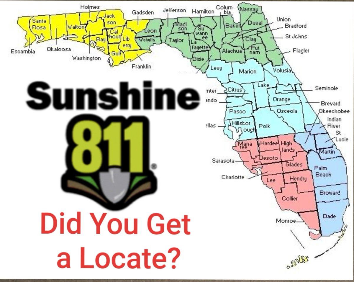 tina_mallard's tweet image. If you plan to dig, residential,  business, Agriculture,  construction,  in Florida,  call @Florida811 @bradmartin811 .