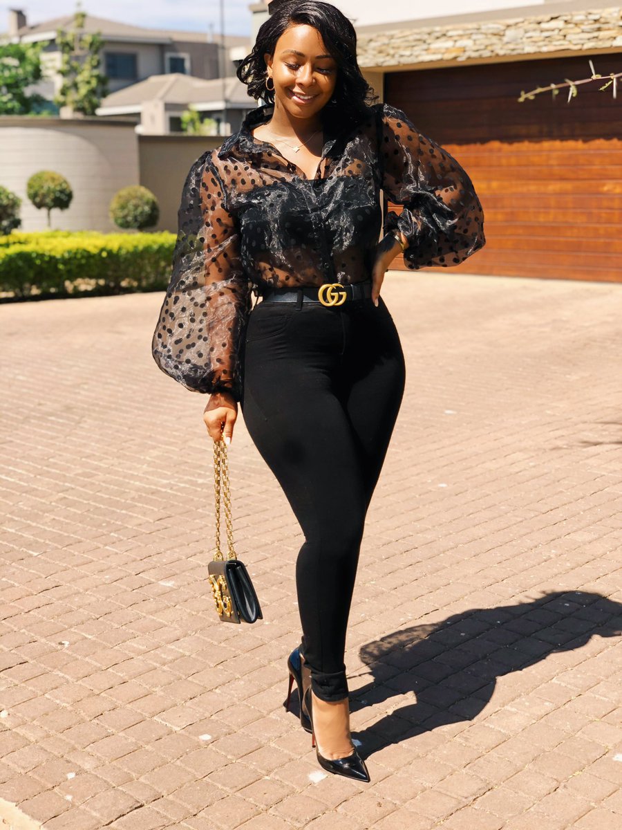“Black is my happy colour! 🖤” 😄 Happy Chooseday, fam. Off we go to CPT! See you tonight <a href="/saintloungecpt/">SAINT</a>! 💃🏾💃🏾🍾🍾🎉🎉
