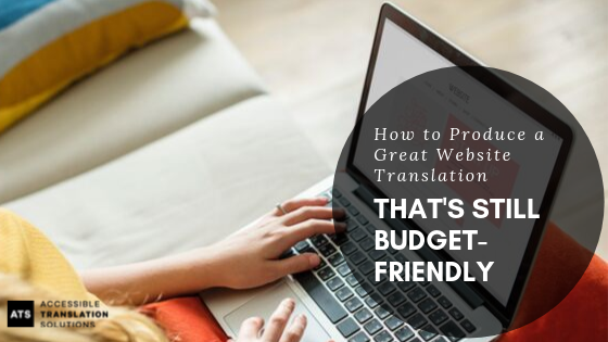 ATranSolutions's tweet photo. https://t.co/8KqJpDDAXL Our thoughts: How to Produce a Great Website Translation That’s Still Budget-Friendly

Any other tips you'd like to share? We'd love to hear them! https://t.co/vXgVEkufHk