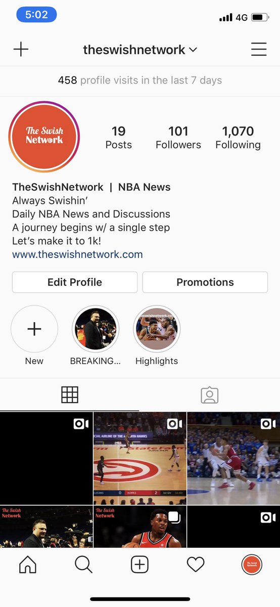 TheSwishNetwork's tweet image. @TheSwishNetwork has made its first 100 followers on Instagram !!
#100followers #nbanews #nbablog #basketballnews