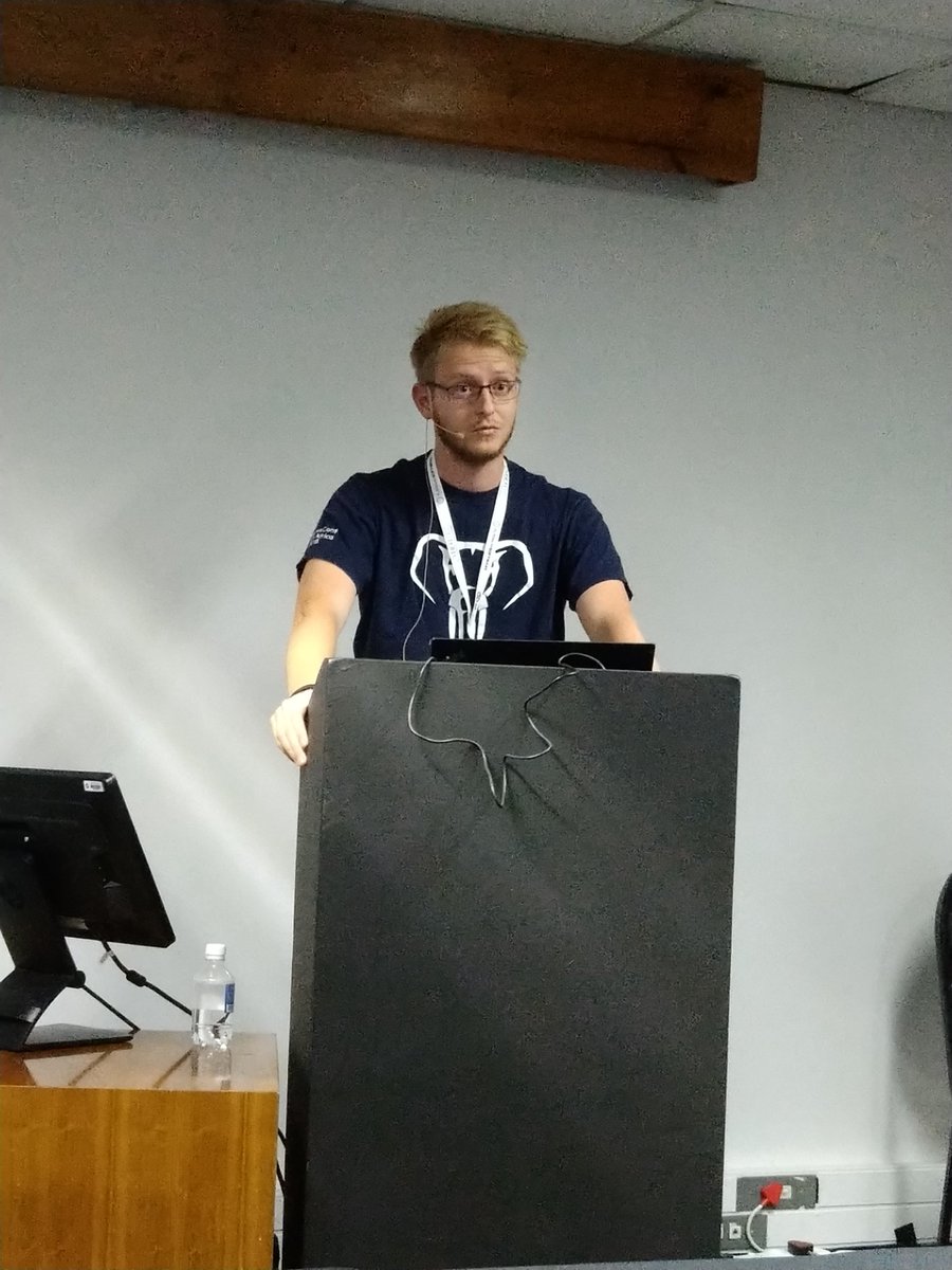 wdicks's tweet image. Andreas Nel presenting &quot;PL/pgSQL Control Structures&quot; @PostgresConfZA #postgresconfza 2019