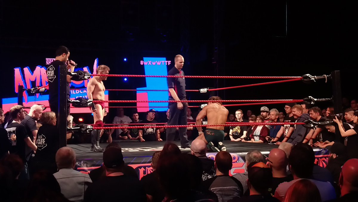 shaunathegrinch's tweet image. More photos of #KevinLloyd vs #RustTaylor in the first round of Ambition Wildcard Edition, last Sunday in Germany @ #wXwWTTF