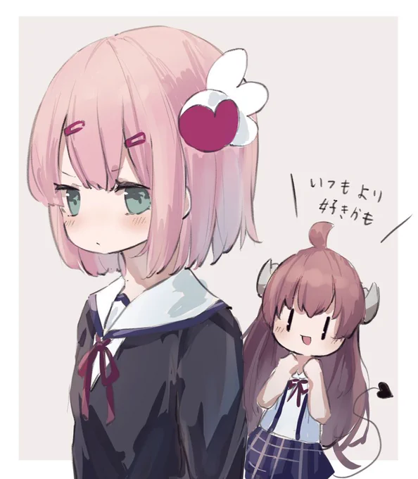 いつもと違う桃が可愛かったから描いてみました 