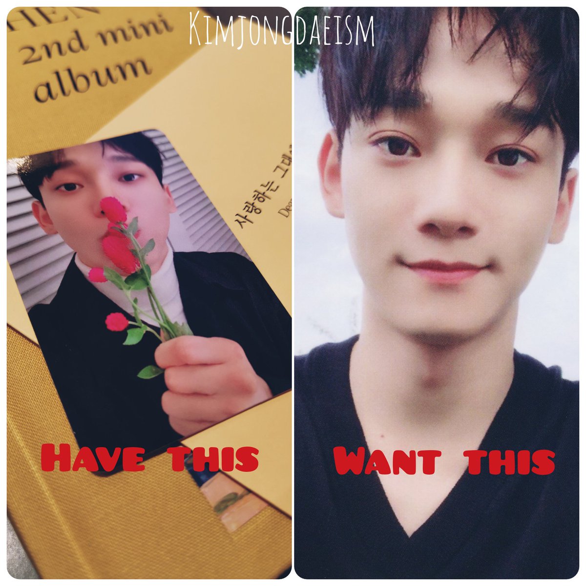 kimjongdaeism's tweet photo. Pls help RT ๐๐๐๐๐๐
WTT
CHEN PC DEAR VERSION
MY only
PREFER MEET UP (KL/SEL)
#CHEN #DEARMYDEAR_CHEN #DEARVERSION #DEAR_MY_DEAR https://t.co/8sh8wx6nHA