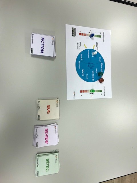 Anticipa's tweet photo. [LIVE] Cycle 2/4 des ateliers #agilité en entreprise. On échange autour des problématiques de #Scrum et des difficultés à appliquer cette méthode avec @ArmorAgile https://t.co/VUq1Bqi91i