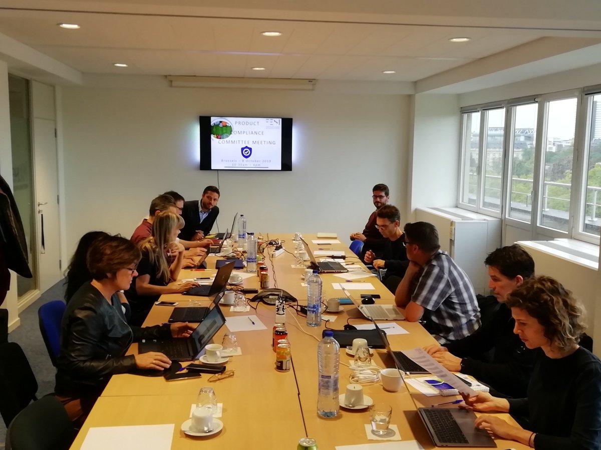 FESIsport's tweet photo. Today the #productcompliance committee gathered at @FESIsport office 🇪🇺🇧🇪 members will discuss: UV-protective #clothing, #neoprene suits, equestrian #helmets, #eLabelling, #PFAS, #skin sensitizer▶️for more information on FESI’s work on all those policies👉 https://t.co/9ZxlDPjju5 https://t.co/lMF36PEsq7