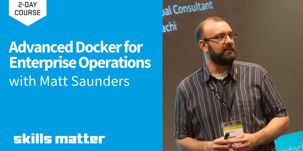 skillsmatter's tweet image. Upgrade your #Docker op skills and become a Docker Enterprise Operations expert - with a lil&apos; help from @cm6051&apos;s intensive, hands-on course 🐳 

Sign-up at: bit.ly/2GEhQEV #DockerCloud