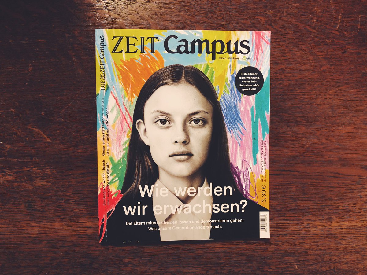 Freue mich sehr: Heute ist in <a href="/zeitcampus/">ZEIT Campus</a> meine erste Titelgeschichte erschienen ✨ Darin frage ich: Wie hat sich das Erwachsenwerden verändert, in der politisierten Welt?, und sprach mit Aktivist:innen, Studierenden, Eltern.