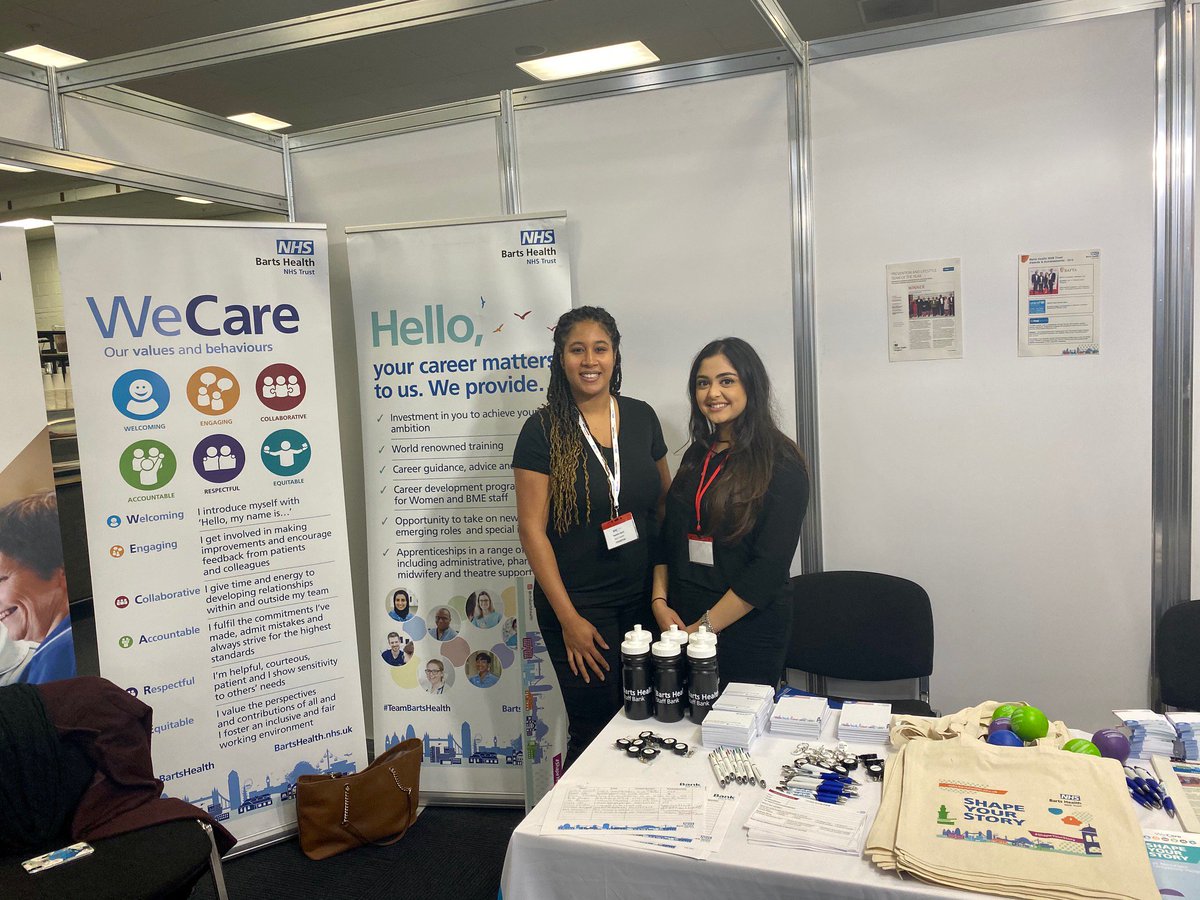 BHJohnSimon's tweet photo. Successful days at the BMJ live event.  Dozens of doctors want to shape your story with us @NHSBartsHealth.  We are excited to contact you for onboarding. Thanks to @BPbartshealth team and @BartsHealthJobs team for fun and productive days! https://t.co/nAo2LTqiji