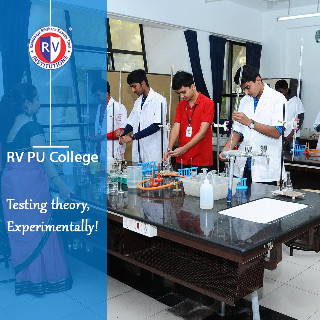 RVInstitutions's tweet photo. RV PU College offers well equipped laboratories with experienced and dedicated teaching faculty to ensure every student receives adequate individual attention.
#RVInstitutions #RVPU #ScienceTwitter https://t.co/wczF0axhIZ