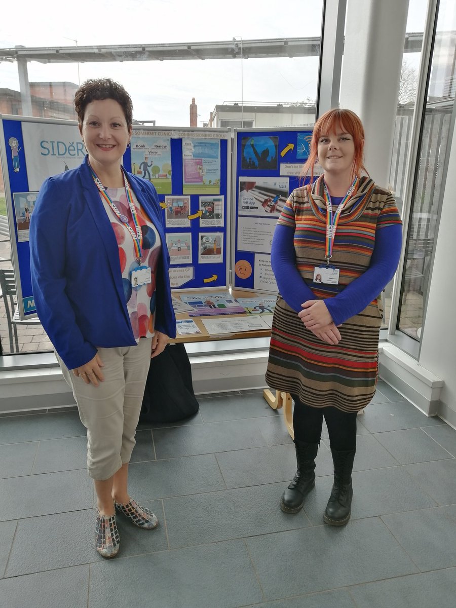 We are @MusgrovePark concourse all set up and rearing to engage with staff and public alike #engagement #DigitalTransformation #SIDeR #NHSApp #GPonline #NHSWiFi