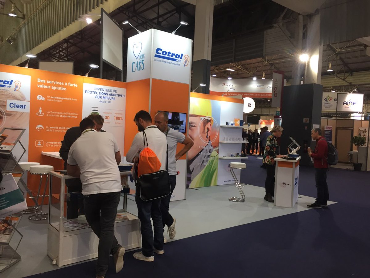 L'équipe <a href="/CotralLab_FR/">Cotral Lab</a>  vous reçoit sur le stand G60 du salon <a href="/Preventica/">Préventica</a> de <a href="/marseille/">Ville de Marseille</a> pour parler de vos projets de prévention du risque bruit.