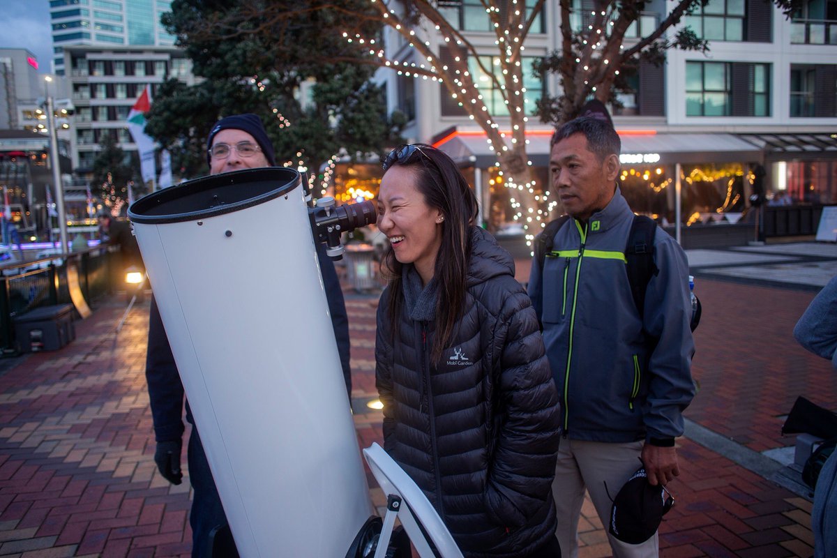 Despite lots of cloud around we still managed to show huge amounts of Aucklanders their first close up views of the Moon and when gaps allowed for it Jupiter and Saturn as well. A huge thanks has to go to Niven Brown for organising the event. Photography by Jonathan Green.