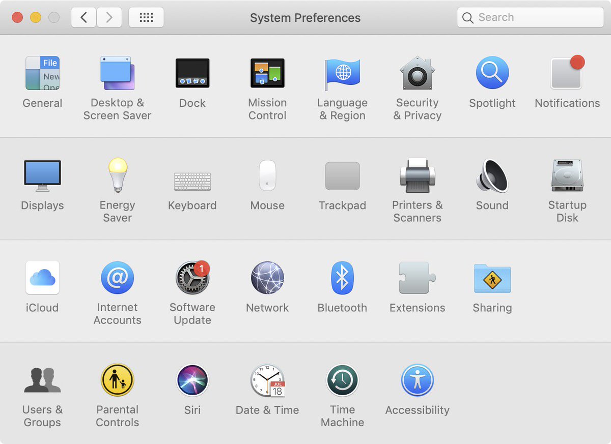 The Beauty of MacOS System Preferences