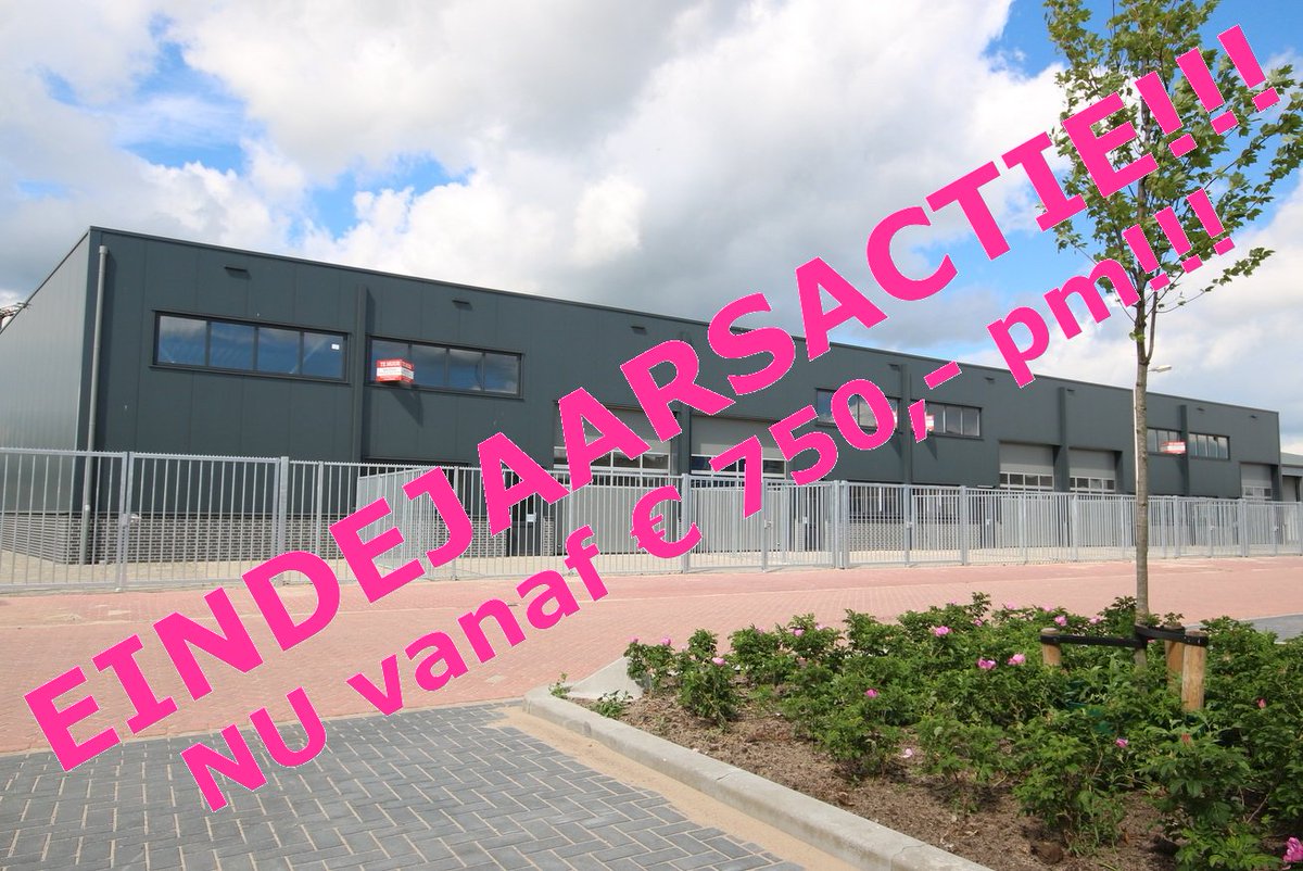 BEDRIJFSHALLEN GRAHAM BELLSTRAAT - ZWOLLE
EINDEJAARSACTIE !!!

HUUR NU een nieuw gebouwde bedrijfshal op
Marslanden G en BETAAL MINDER !!!

Voor prijzen en voorwaarden check onze website !!! 
of BEL 038 - 423 71 11

ow.ly/cpLt50wFor7

BESLIS NU - EN BETAAL MINDER!!!