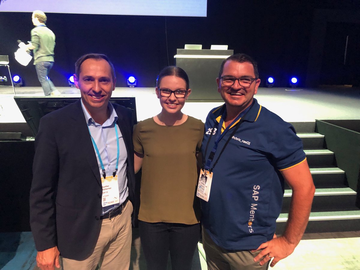Anita Riegel (@anitariegel) on Twitter photo Finally, <a href="/GuntherRot/">Gunther Rothermel</a> Head of <a href="/sapcp/">SAP Application Development and Integration</a> gets to meet <a href="/BellaRaeAus/">Bella</a> and her proud dad <a href="/chris_rae01/">Chris Rae</a> #whatamoment Finally, <a href="/GuntherRot/">Gunther Rothermel</a> Head of <a href="/sapcp/">SAP Application Development and Integration</a> gets to meet <a href="/BellaRaeAus/">Bella</a> and her proud dad <a href="/chris_rae01/">Chris Rae</a> #whatamoment