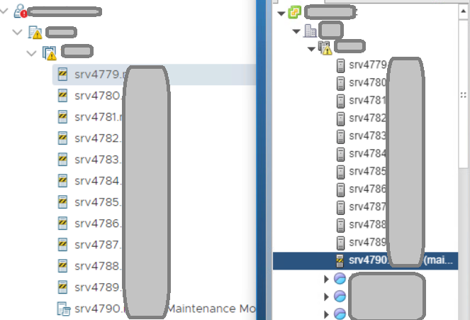 Zach_Josef's tweet photo. something strange in @vmware #vcenter...
 #html5client vs. #webclient https://t.co/t8hL5lp4Ka