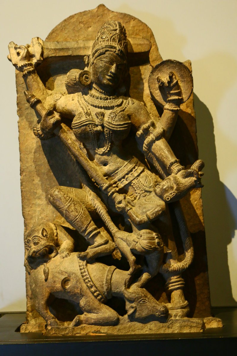 Shubho Bijoya!Best Wishes to all,as the Festive Season comes to peak today, with the final Victory of the Divine over everything toxic &amp; undesirable.May this new beginning hold forth for your continued well being &amp; protection in every way. 
Pic-Mahishasurdanini,Thane,12c. 
CSMVS