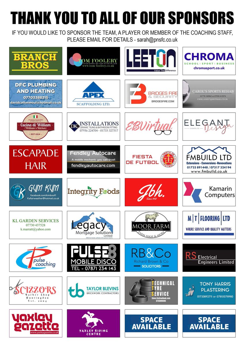 SPONSORS| A huge thank you to all of our sponsors! Without your support the Ladies and Girls teams would not be able to run as well as they do! We still have plenty of sponsor opportunities, so get in contact if you would like to support us! #wearestar