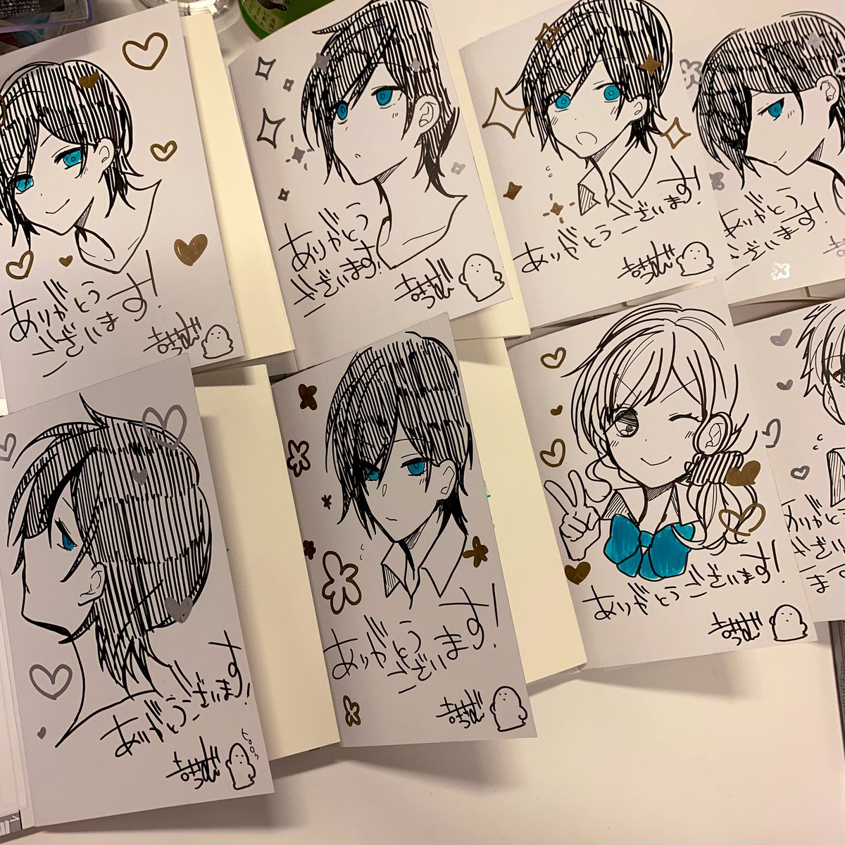終わったー 今日描いたサイン本は今年のagfでの販売となりますので もしいら 吉村旋 巻発売 の漫画 終わったー 今日描いたサイン本は今年のagfでの販売となりますので もしいら 吉村旋 巻発売 の漫画
