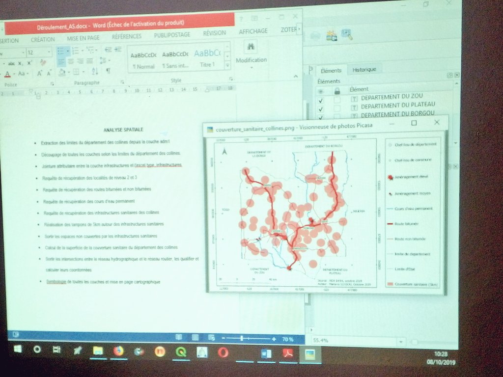 SIGMABENIN's tweet photo. Suite à l'intérêt suscité par module sur l'analyse spatiale avec le logiciel #QGIS, cela a été passé à nouveau au siège de l'ONG @SIGMABENIN ce matin. Merci aux participants et au formateur @MarianoDavy . https://t.co/lJzbxOf3QM