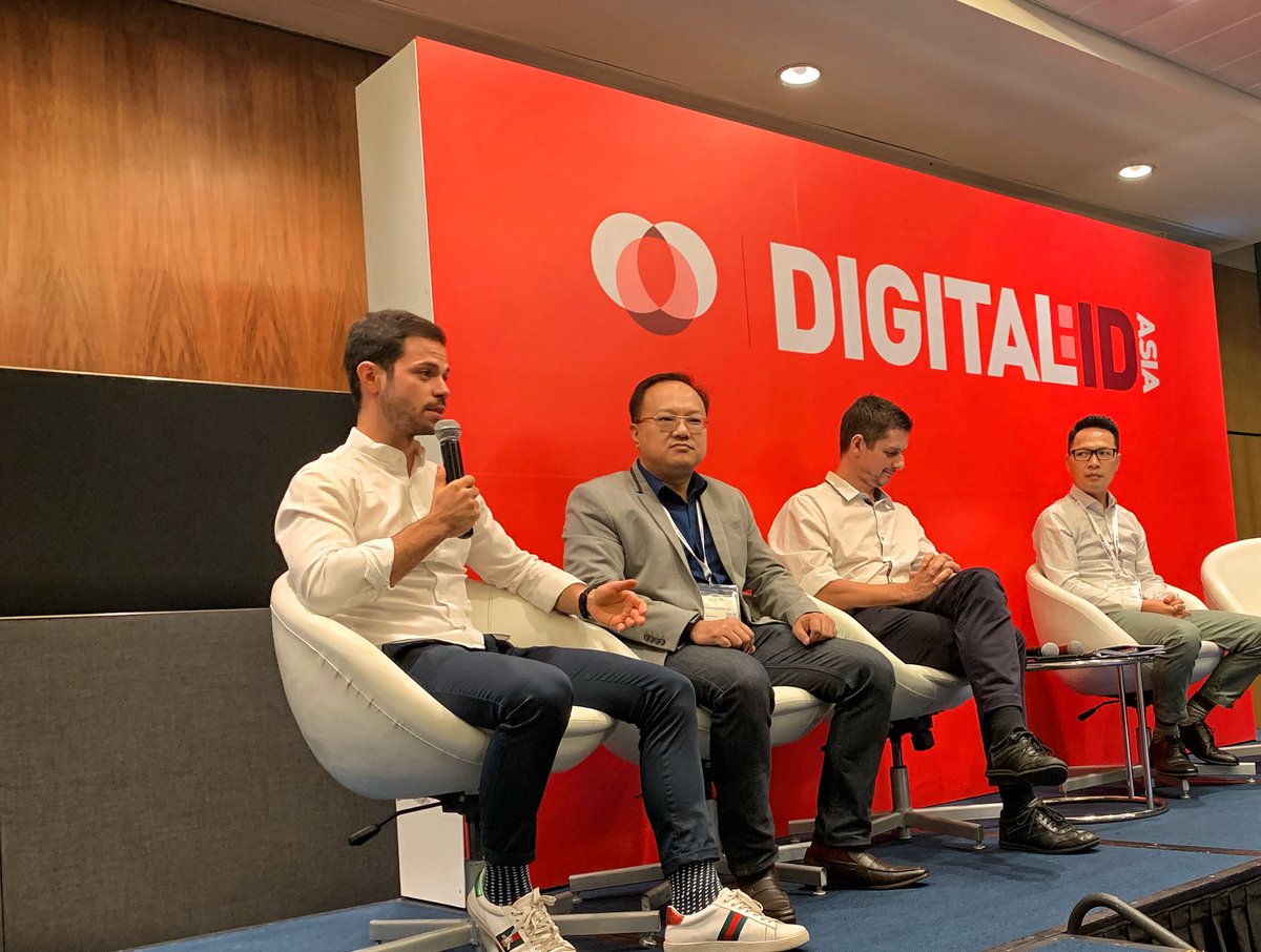 fabeberle's tweet photo. Interesting discussion on #identity, #blockchain, and the future of #authentication at Identity Week in Singapore today https://t.co/GQBT2Q689a