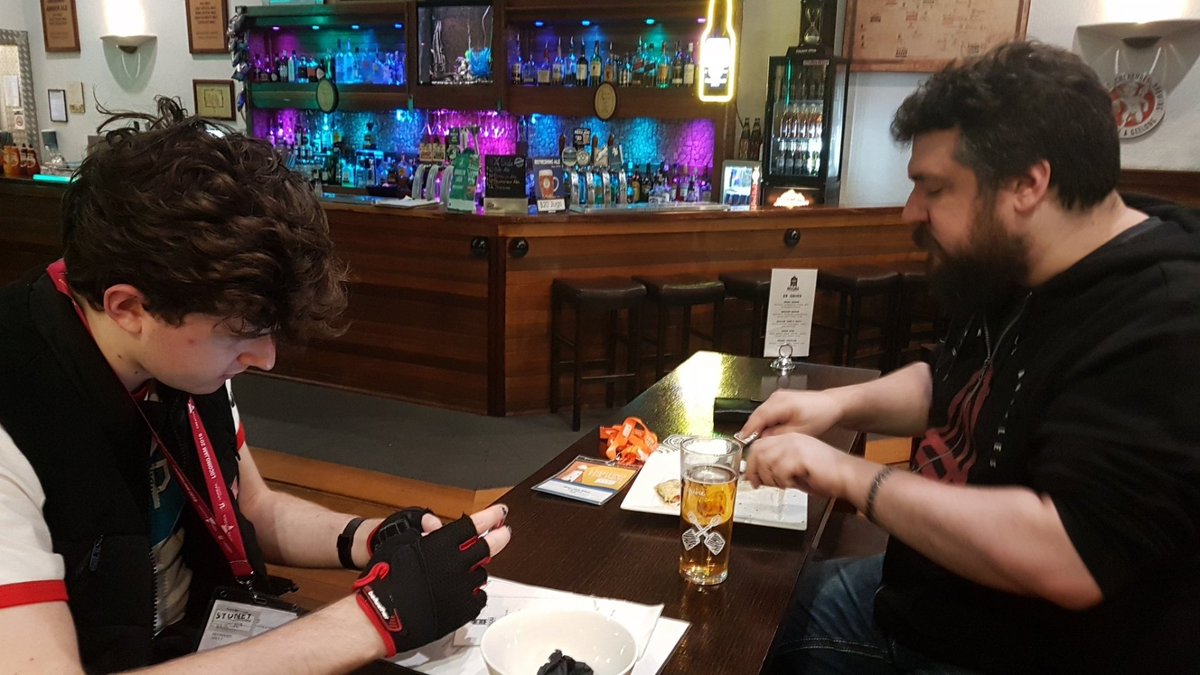 Jason_Mardell's tweet photo. Post-#GCAP19 dinner & beers with @BrendanDBlue & @mebradhen #MGIW #indiedev #gamedev https://t.co/GmnMHDOmp5