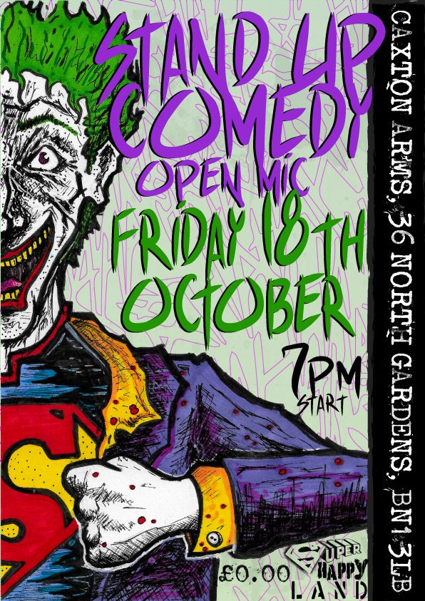 SHL Open Mic next week Friday 18 October
@ The Caxton Arms
Shenanigans and Laughs guaranteed
Comedy Harder!!! Party Harder!!!!
Doors: 7pm
Starts: 8pm