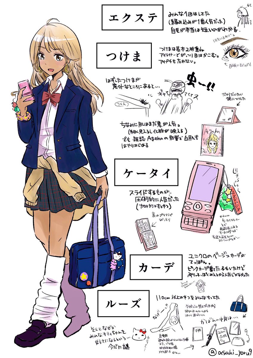 #軽い気持ちで描いたら予想以上に反響があった絵
いにしえのギャルシリーズ👱🏾♀️💖✨
めちゃくちゃ
拡散していただきました😂🌈