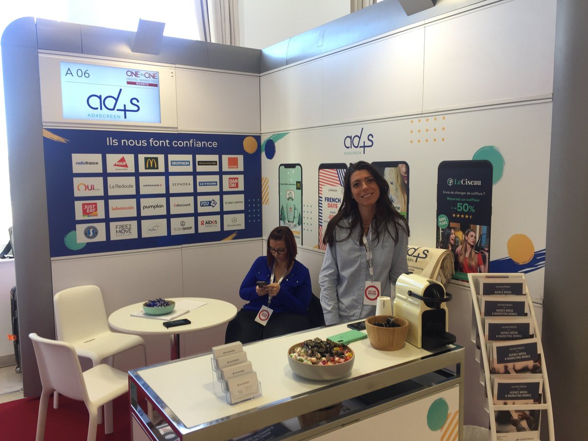 Ad4Screen's tweet image. #1TO1BIARRITZ Jour 1 ! 🎉

Nos experts sont sur le stand A006, prêts à échanger avec vous sur vos problématiques #mobiles et #CrossDevice ! 🤓

C'est parti pour 3⃣ jours de #networking sur le salon de @1to1Biarritz