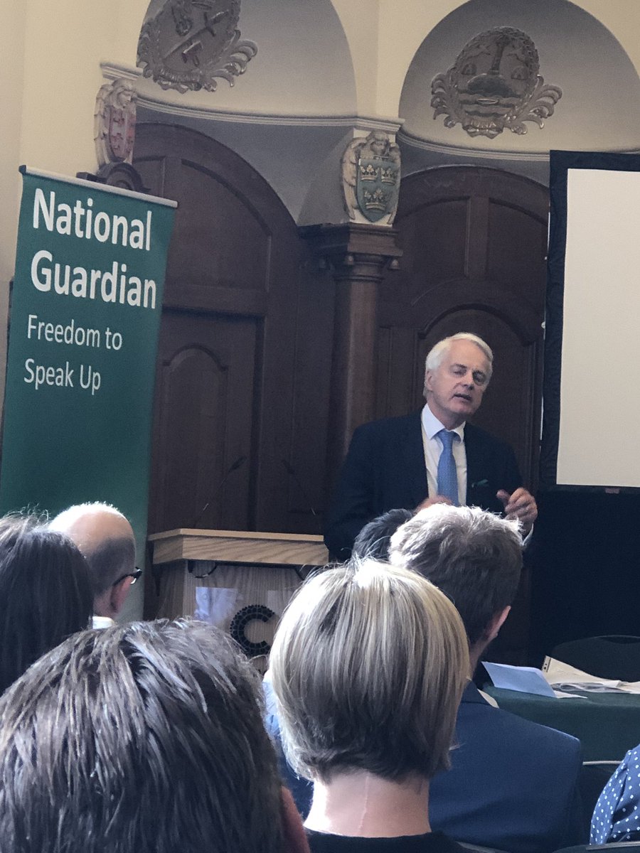 Sir Robert Francis reminding us that there is always more to do to encourage people to Speak Up - absolutely agree - can never stop paying attention to making sure our people feel safe to do so #ftsuindex #goteamccs #outstandingcare @NatGuardianFTSU