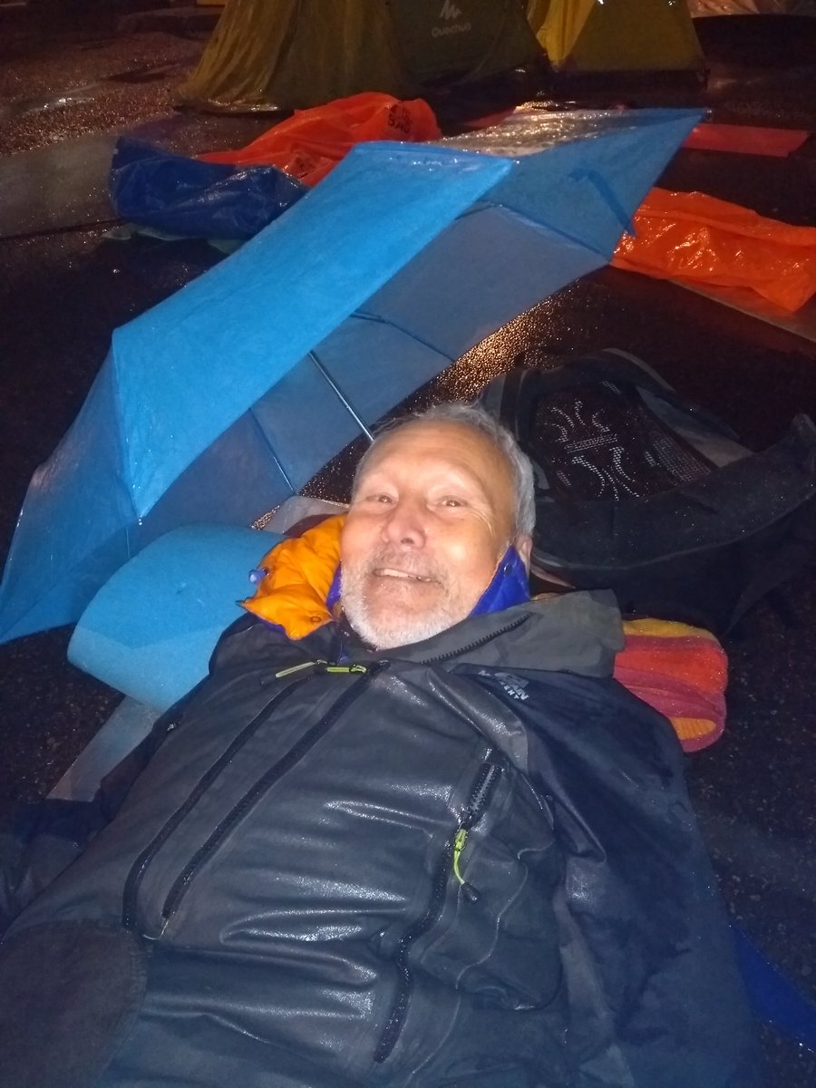 Dr Paul Shepherd, retired GP locked on at Westminster Abbey

"I'm doing this for my patients, my children, and my grandchildren. The health impacts of climate change are terrifying...we cannot let this happen"

#extinctionrebellion