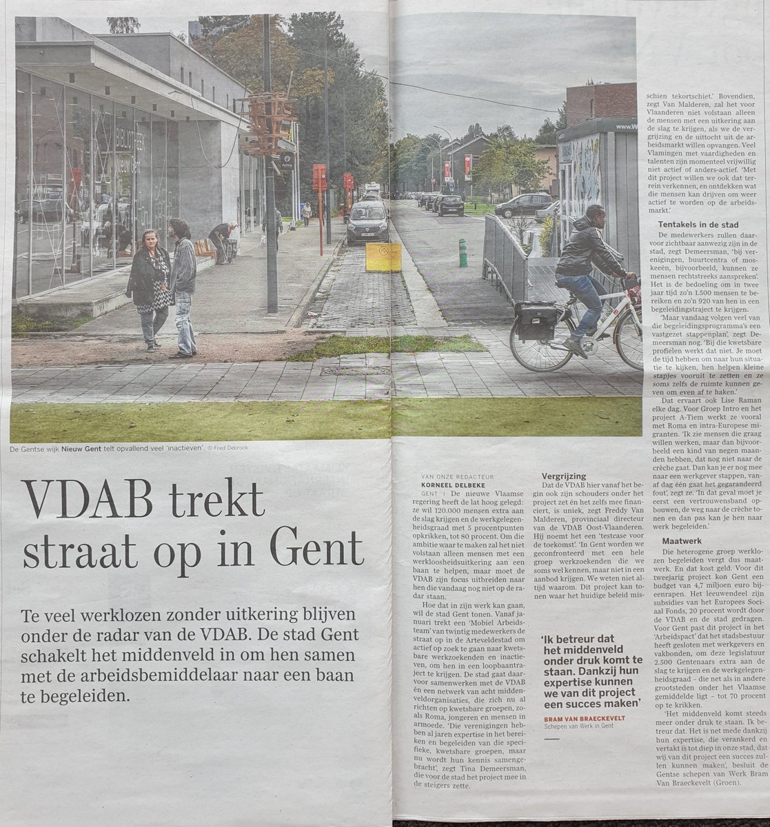 VDAB, middenveldorganisaties  en stad Gent, samen sterk in werk! Dank @ESFVlaanderen voor financiële steun om Gents activeringsbeleid innovatief aan te pakken. Meer mensen aan het werk! Boost voor #Arbeidspact
<a href="/vdab_be/">VDAB</a> @BramVB <a href="/Stadgent/">Stad Gent</a> <a href="/GsiwGent/">Gent, stad in werking</a>