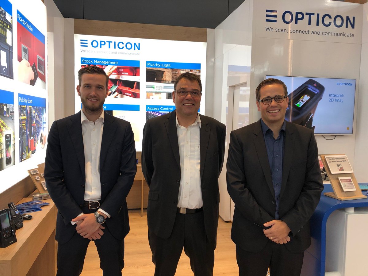 OpticonWorld's tweet photo. This week Opticon is present at the international trade fair Motek in Stuttgart. It is going to be a busy week!😃 #Motek2019 #Tradeshow #opticonworld #barcode #production #automation #stuttgart #warehouse https://t.co/0XpdgI6v2k