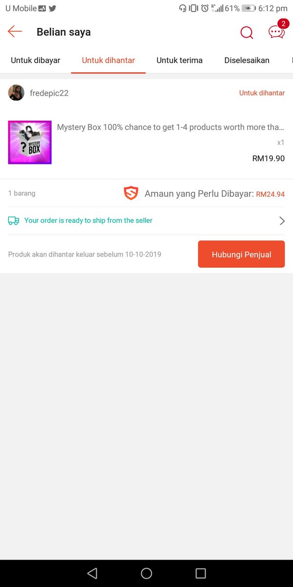 yamgorengpanas's tweet image. saja try beli kotak misteri tah ape la dalam tu.