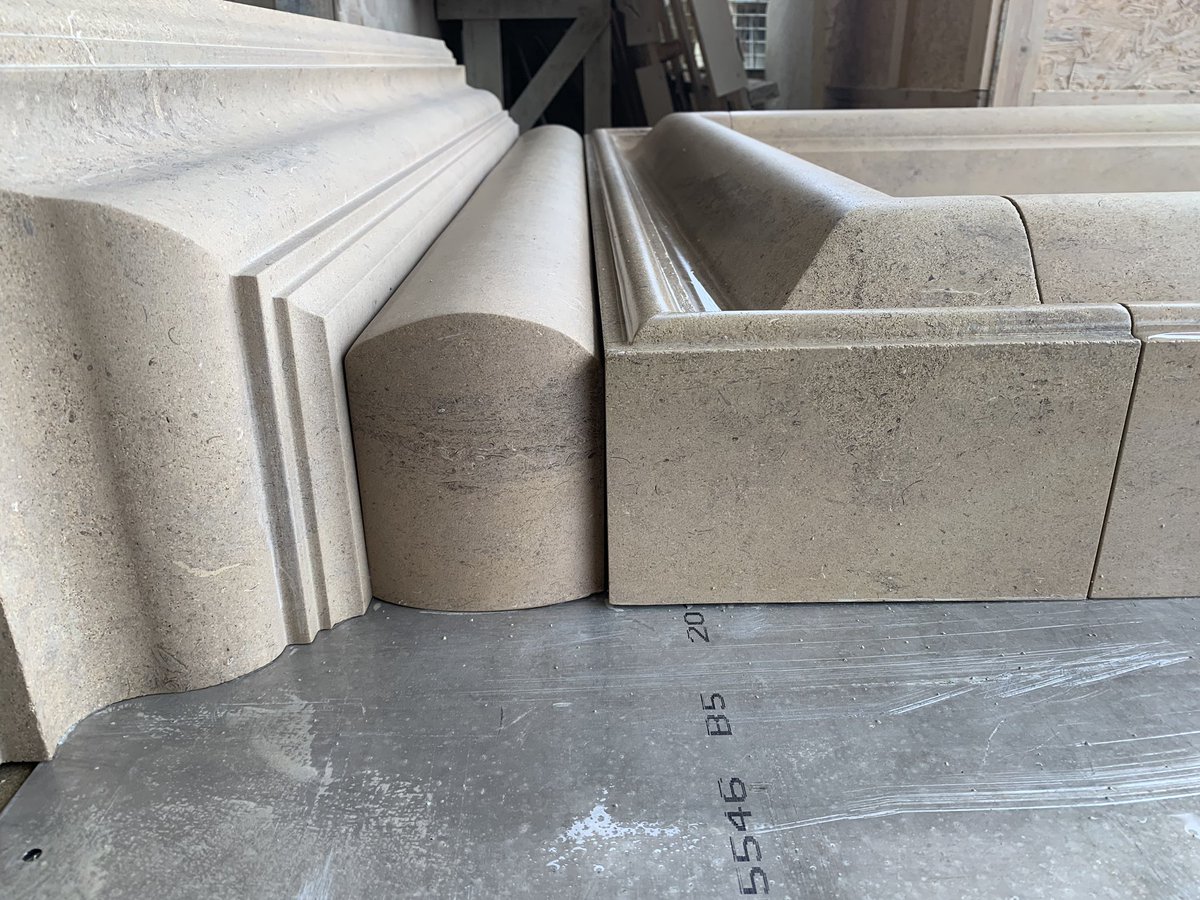 DimensionalSton's tweet photo. Another custom fireplace finished up today, made using Limestone sourced from Lincolnshire, this has been made to suit our customers exacting design specifications and size requirements! #StoneMasonry #Ancaster #Bollection #bespoke #surround #BestOfBritishStone https://t.co/dEAUdfQKlt