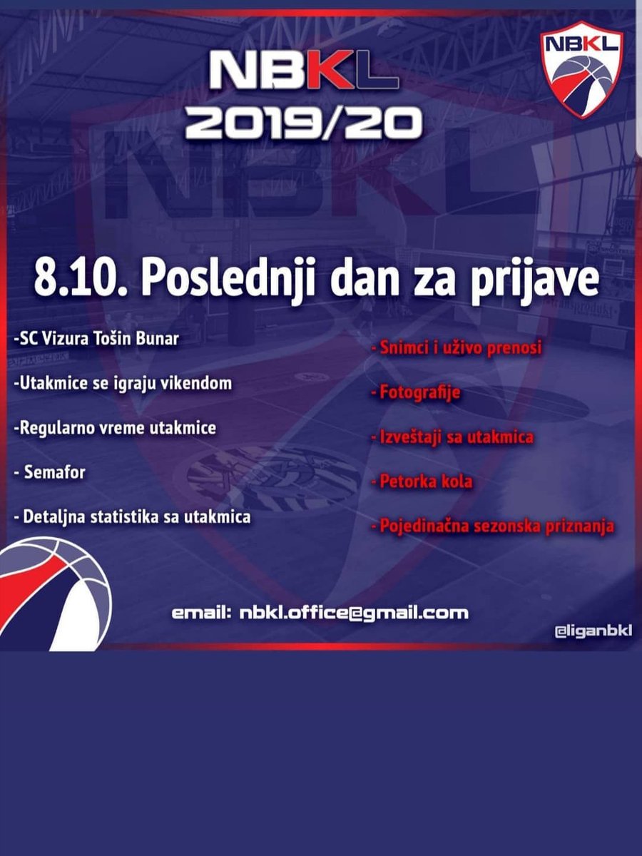 vjeremic90's tweet photo. Uskoro #NBKL https://t.co/rS8LrVJ0V7
