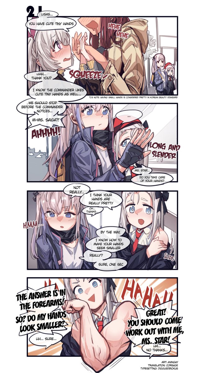 #GirlsFrontline #소녀전선 #少女前线 #少女前線 #ドールズフロントライン #ドルフロ Girls Frontline shorts Ep.21-25 by @aningay

Some ep. are omitted due to the fact that these comics are lost in translation

Translation by Corsage
Typesetting by myself 