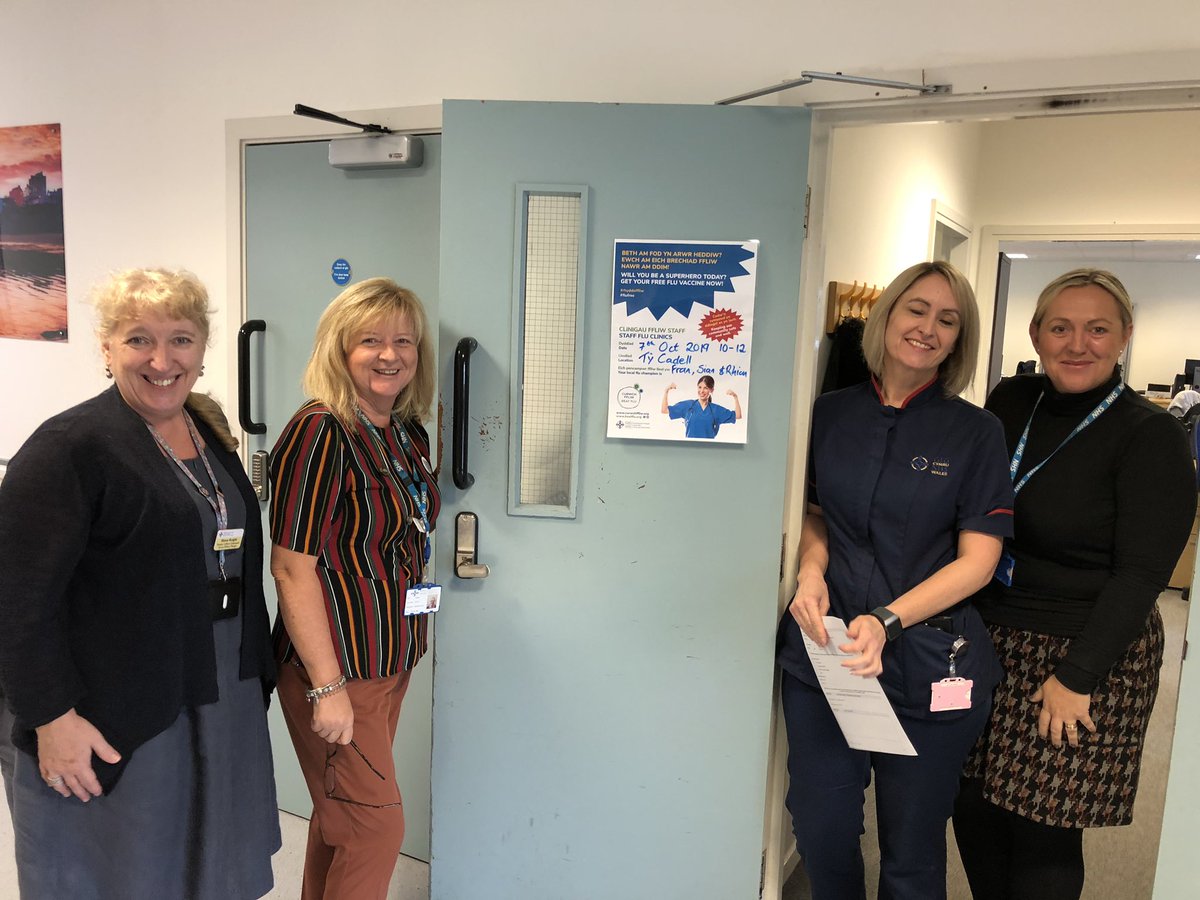 sunsteph123's tweet photo. @IPHywelDda @HywelDdaHB @jervis_ros @melerijenks Thank you to the wonderful IP team doing our Scheduled care flu clinic today #flujab https://t.co/ISn6lRQTyQ