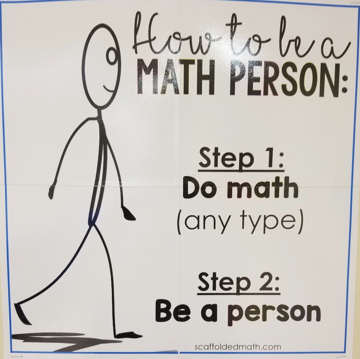 bloomberg_paul's tweet photo. How to be a MATH PERSON... #mathchat #NCTM #ImpactTeamsMath #mathisfun #PeerPower https://t.co/TdrSDzqDZe