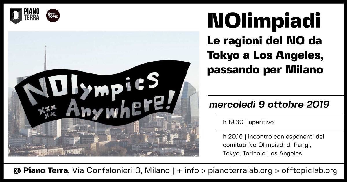Solo il partito della betoniera e vampiri della predazione di denaro pubblico e territori pensano sia un grande affare. #NoOlympicsAnywhere domani sera <a href="/pianoterralab/">PianoTerra</a> con <a href="/OffTopic_lab/">Off Topic</a> <a href="/nojoparis2024/">NON aux JO 2024 à Paris</a> <a href="/NOlympicsLA/">NOlympics LA</a> #siateci <a href="/sosFornace/">SOS Fornace</a> <a href="/SoyMendel/">Soy_Mendel</a> <a href="/antonellabarra6/">ndu'</a> @cristhianebastaqq