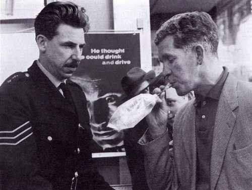 ACTamworth's tweet photo. #OnThisDay in 1967 The roadside breathalyser was used for the first time in the UK. The new measures were brought in as part of the Road Safety Act, with a drink-drive limit of 80 mg of alcohol in 100 ml of blood. Drivers faced a 12 month ban if they found to be over the limit. https://t.co/waGyxp7chI